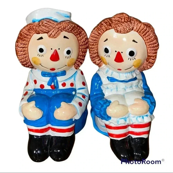 Raggedy Anne and Andy 1970 edition book ends - Picture 1 of 4